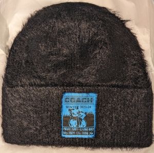 COACH:The Lil Nas X Drop Beanie Black. Brand New ! 🖤